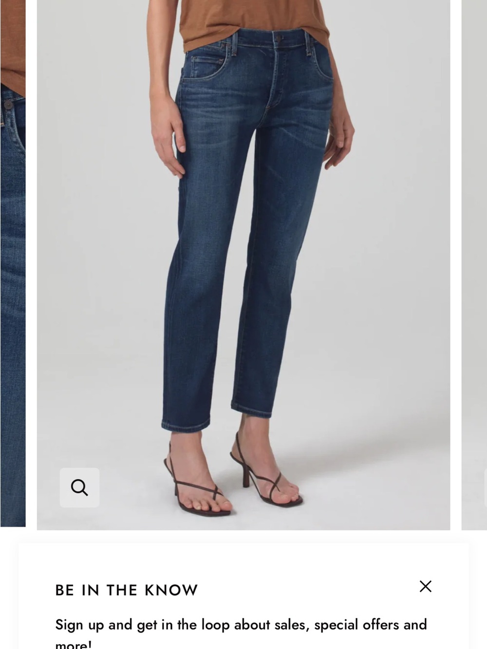 Citizens Of Humanity Dark Indigo Straight-Leg Jeans